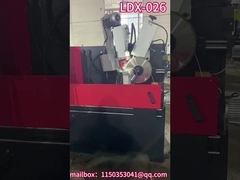 LDX-026Full CNC servo TCT pisau gergaji depan dan belakang Mesin penggiling sudut