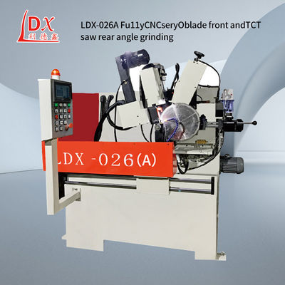Full Servo Lima Axis Alloy Blade Circular Saw Bagian Depan Dan Bagian Belakang Mesin Penggilingan LDX-026A