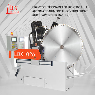 LDX-026 Grind Diameter 500-2200MM Full CNC Blade Saw Blade Bagian Depan Dan Bagian Belakang Mesin Grinding