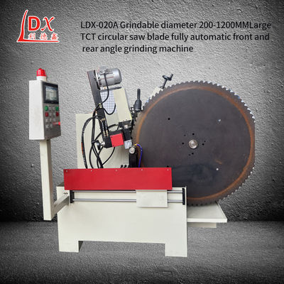 LDX-020A 200MM-1000MM Diameter TCT Lingkaran Saw Blade Bagian Depan Dan Bagian Belakang Angle Gear Grinding Machine