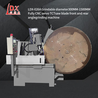 LDX-026A1500MM Mesin Penggilingan Sudut Depan Dan Belakang Full CNC Carbide Saw Blade