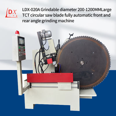 LDX-020A Otomatis Alloy Saw Blade Bagian Depan Dan Bagian Belakang Mesin Penggilingan Sudut