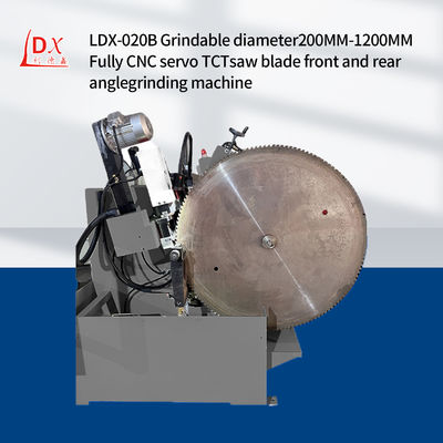 LDX-020B CNC Mesin Penggilingan Bilah gergaji lingkaran Mesin Penggilingan Sudut Swing Otomatis