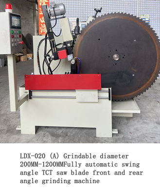 LDX-020A Pabrik Langsung Otomatis Saw Blade Bagian Depan Dan Mesin Pengasah Sudut Belakang