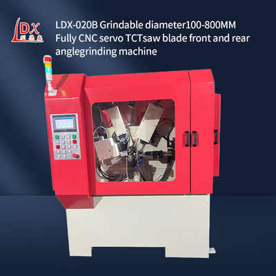 LDX-020B Servo Feed Full CNC Saw Blade Bagian Depan Dan Bagian Belakang Mesin Penggilingan Sudut