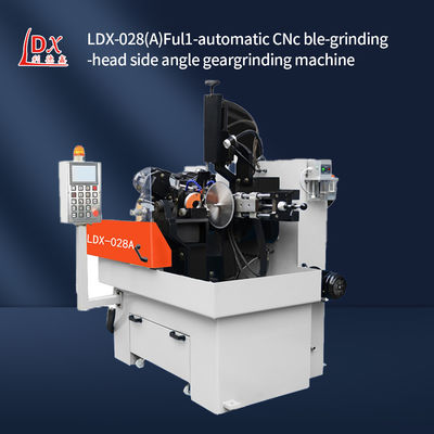 LDX-028A Mesin Pengasah Sisi Kepala Gerinda Ganda Pisau Gergaji Servo CNC Penuh