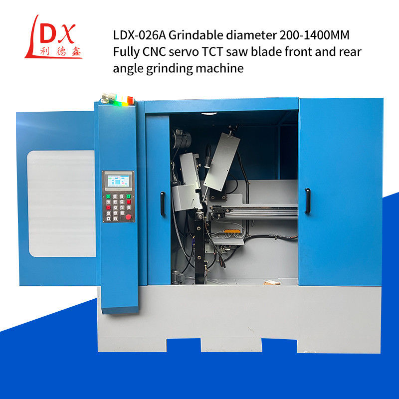 TCT Blade Circular Saw Bagian Depan Dan Belakang Full CNC Grinding Machine LDX-026A