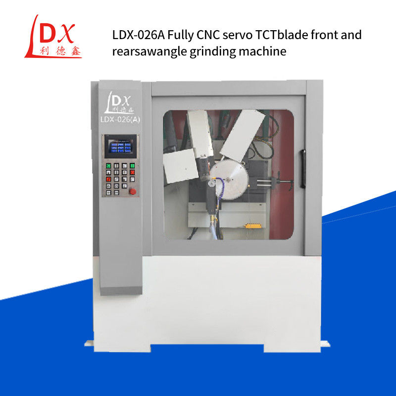 Full CNC Karbida Blade Saw Blade Bagian Depan Dan Bagian Belakang Mesin Penggilingan Sudut LDX-026A