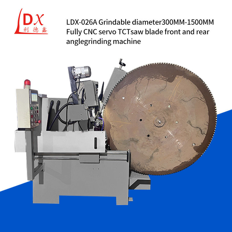 Mesin penggiling gergaji servo CNC yang besar Blade Bagian depan dan belakang Angle Grinder Saw Blades