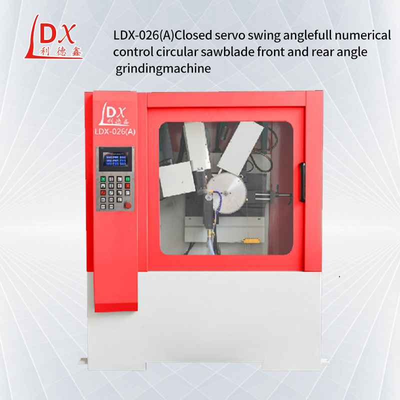Full Enclosed CNC Front And Rear Angle TCT Mesin Penggilingan Bilah Saw LDX-026A