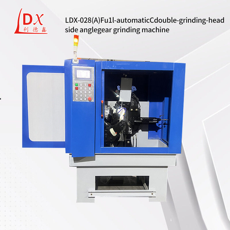 LDX-028A Servo Full CNC TCT Mesin Penggiling Bilah Bulat Mesin Penggiling Sisi Ganda