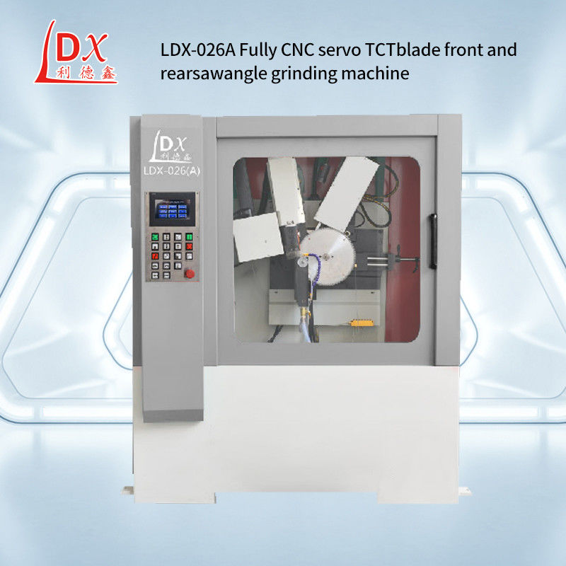 Full Enclosed Servo Swing Angle CNC Circular Saw Blade Bagian Depan Dan Bagian Belakang Mesin Penggilingan LDX-026A