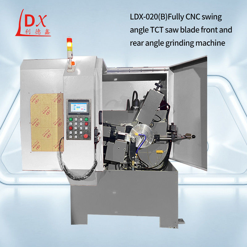 Full CNC Servo Feed TCT Blade Saw Blade Bagian Depan Dan Bagian Belakang Mesin Penggilingan Sudut