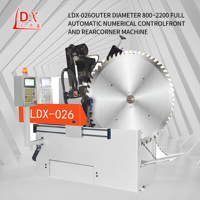 LDX-026 Grind Diameter 500-2200MM Full CNC Blade Saw Blade Bagian Depan Dan Bagian Belakang Mesin Grinding
