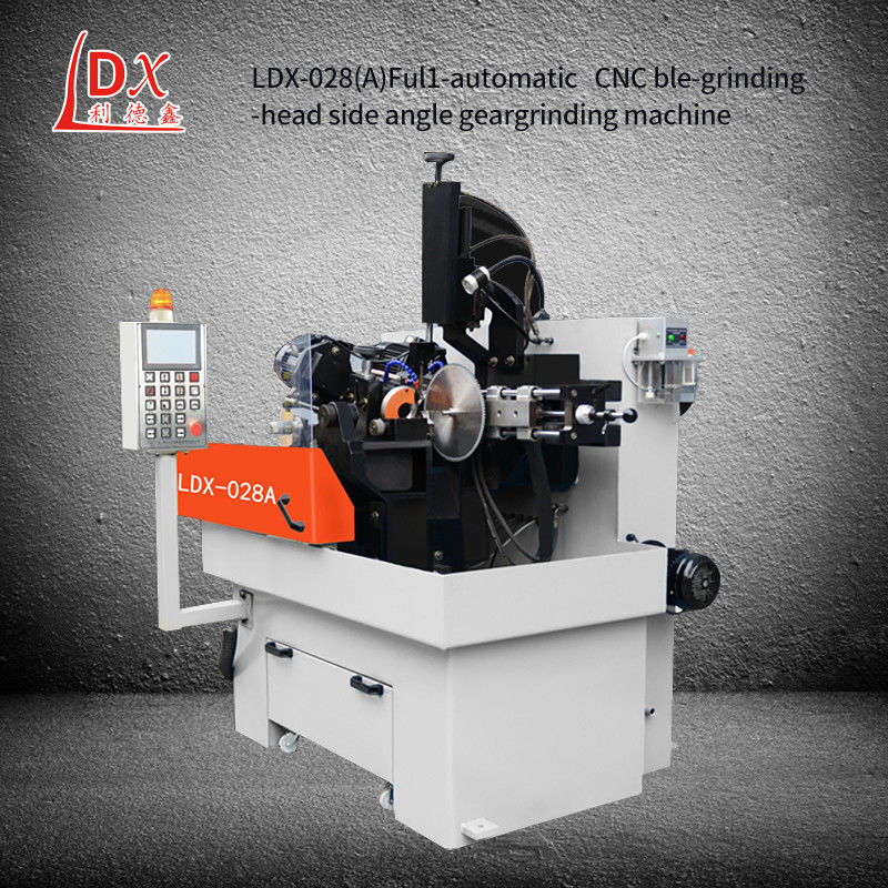 LDX-028A Mesin penggiling gerigi sisi tiga sumbu sepenuhnya CNC Saw Blade Double Grinding Head