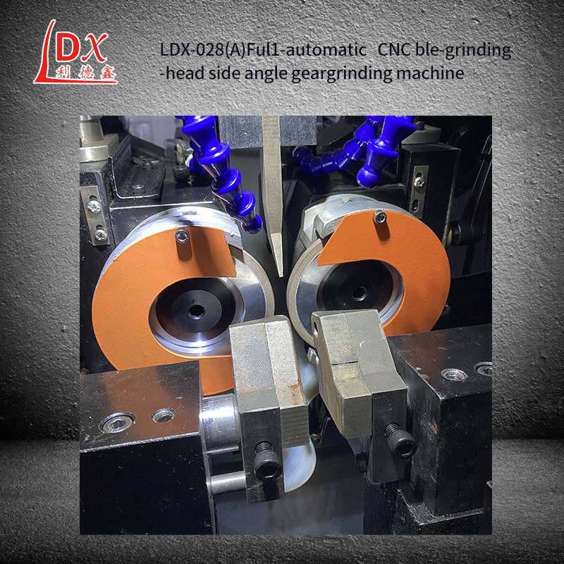 LDX-028A Full CNC Double Grinding Head Circular Saw Blade Side Angle Sharpening Machine Mesin pengasah sudut sisi