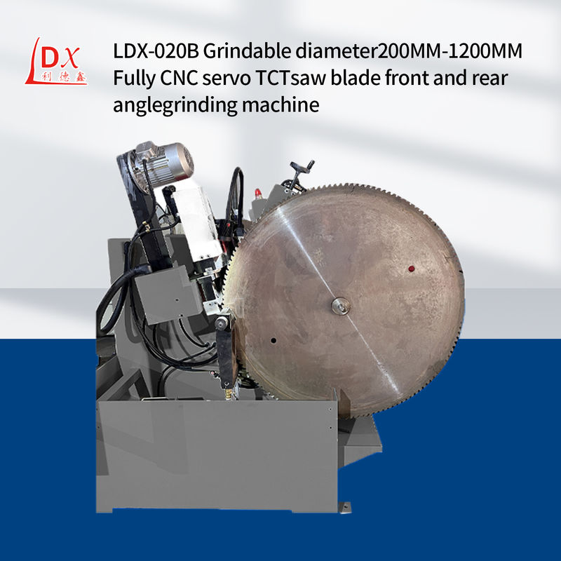 LDX-020B CNC Mesin Penggilingan Bilah gergaji lingkaran Mesin Penggilingan Sudut Swing Otomatis