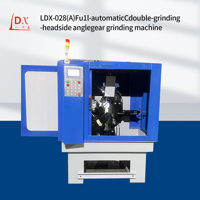 LDX-028A Tiga poros Full CNC Blade Circular Saw Double Grinding Head Side Grinding Machine