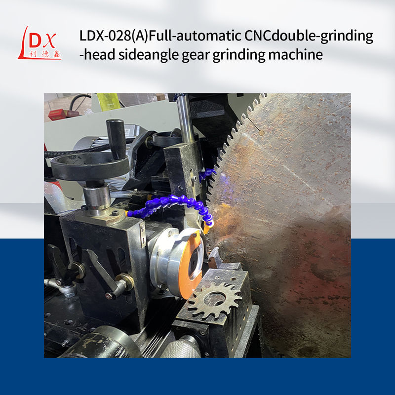 LDX-028A Produsen Direct Servo Set Knife Circular Saw Blade Double Grinding Head Side Grinding Machine