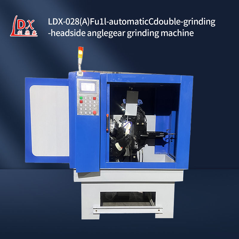 LDX-028A Guangdong CNC Servo Saw Blade Mesin Gerinda Sudut Samping Kepala Gerinda Ganda